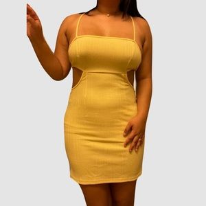 yellow mini sundress by la hearts, pacsun!!